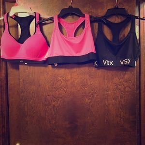 Victoria Pink sport bras